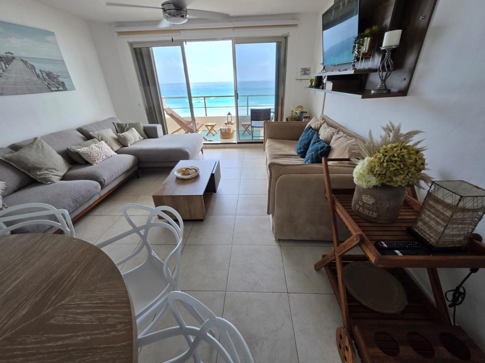 Perfect Vacation Getaway,Ocean View,Wifi, Beach Cancún Buitenkant foto